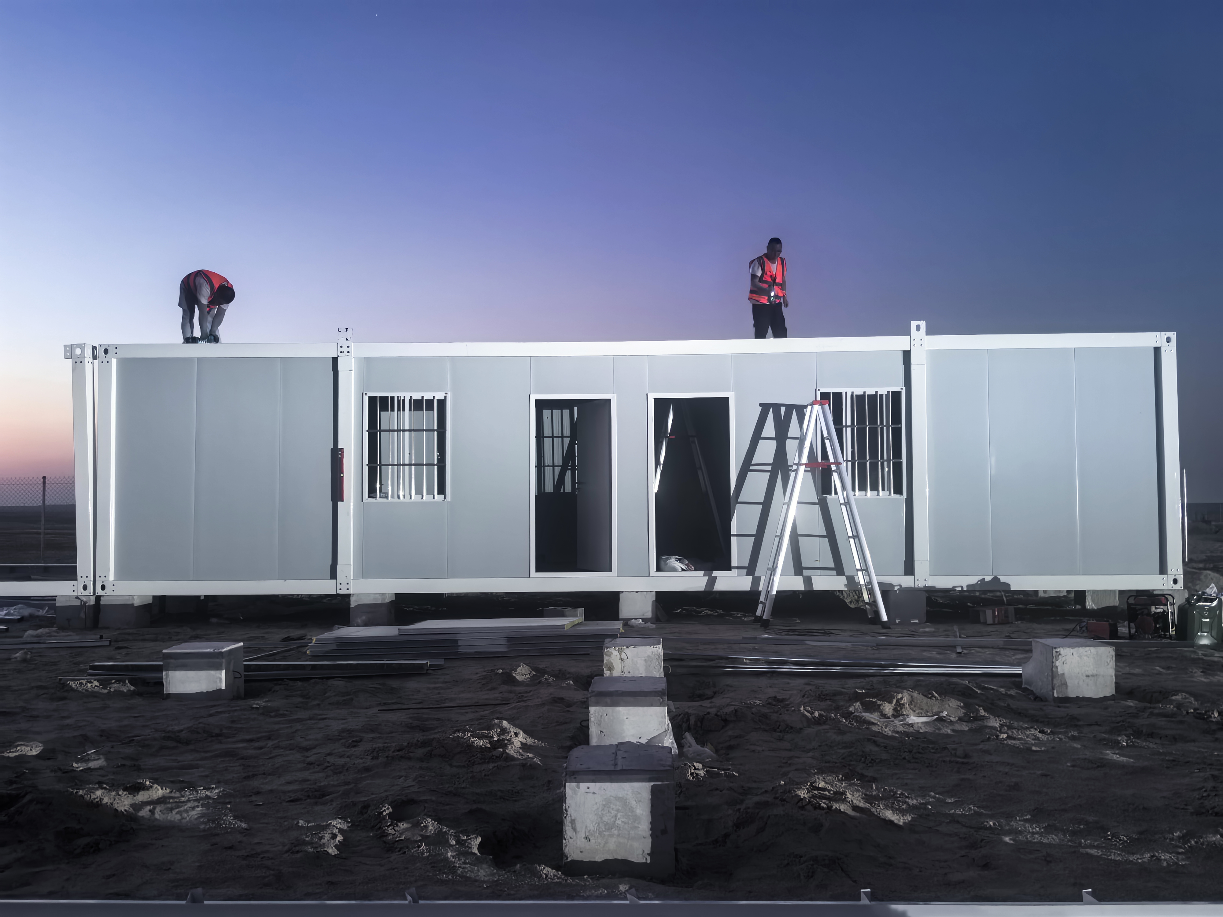 Modular 12m Detachable Container Housing & Office Solution in Saudi ...